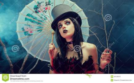 attractive-gothic-girl-top-hat-chinese-umbrella-looking-28139976
